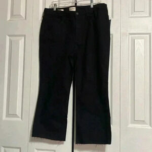 Universal thread black ankle boot cut vintage stretch denim jeans size 14 / 32S